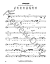 Emotion Guitar and Fretted sheet music cover